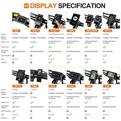 Outlet π Mid Drive Motor Kit : 48V 750W 500W 52V 1000W Mid Mount Electric Bike Conversion Kit With Battery (Optional) & Display For BB68-73mm, Powerful BBS02B BBSHD For Mountain Road Bike Dpc18 Display π - Image 3