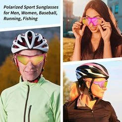 Outlet π BRZSACR Cycling Glasses, Polarized Sport π Sunglasses For Men, π© Women, βΎ Baseball, Running, Fishing, Gif For Men π© Women Blue β