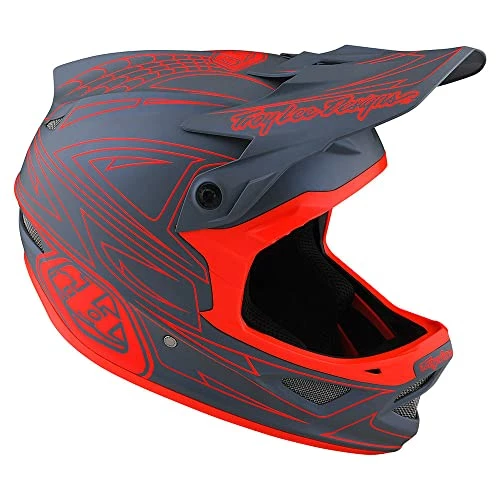 Brand new β¨ Troy Lee Designs Adult | Downhill | Mountain Bike | BMX | Full Face D3 Fiberlite Helmet Anarchy Spiderstripe Blue π - Image 5