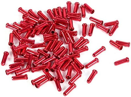 Best Pirce π Gojiny Bike Brake Cable End Cap, 2.5mm Road MTB Bike Bicycle Accessories Aluminum Alloy Brake Cable Cap Tip 1000Pcs Red π - Image 4