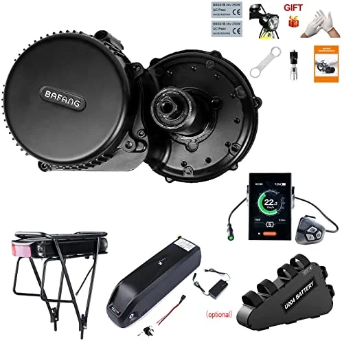 Hot Sale π BBS02 48V 750W Mid Drive Kit With Battery (Optional), 8Fun Bicycle Motor Kit With LCD Display & Chainring, Electric Brushless Bike Motor Motor Para Bicicleta For 68-73mm BB 500c-h Display π - Image 8