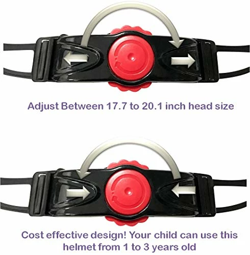 Promo 😍 Toddler Helmet - Adjustable From Infant To Toddler Size, Ages 1 To 3 - CSPC Certified Kids Bike Bicycle Cycling BMX Scooter Roller Skating Helmets Boys And 👧 Girls Will Love Splashblue ⌛ - Image 4