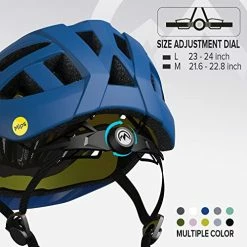 Discount 🧨 Gem Recreational MIPS Cycling Helmet - Two Removable Liners & Ventilation In Multi-Environment - Bike Helmet In Mountain, Motorway For Youth & Adult Palm Green 🎁
