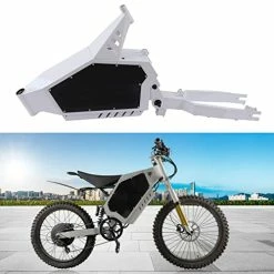 Best Pirce 🎁 AngelcityCC Electric Bike Frame, Ebike Frame For 20” 26” Electric Bicycle DIY Kit, Ebike Conversion Kit With Lock 🤩