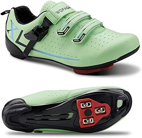 Deals π Unisex Cycling π Shoes Compatible With Pelaton Bike Road Biking π Shoes Men's Peleton Bicycle Indoor Riding Spin π Shoes With Look Delta Cleats For Men And π© Women SPD Clip On Spining Red π - Image 3
