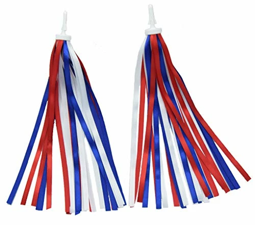 Buy π Catin Patriotic Bicycle Ribbon Streamer Scooter Cloth Tassel For July 4 Independence Day Bike And Tike Parade, Red White Blue,1 Pair π
