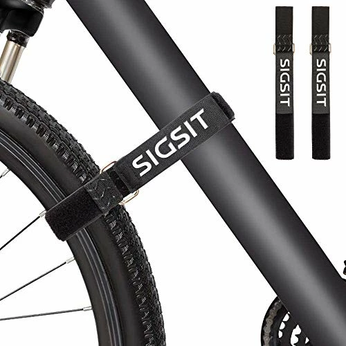 Best deal π Reusable Bike Wheel Strap Bike Wheel Stabilizer Straps With Innovative Wavy Gel And Durable Hook & Loop Black π