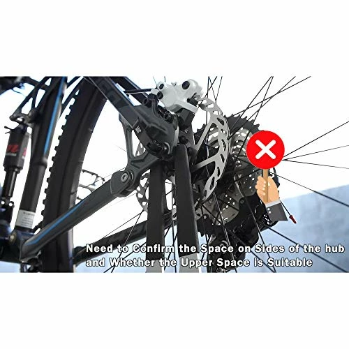 New π BIKEHAND Bicycle Floor Type Hub Mount Parking Rack Stand - For Mountain And Road Bike Indoor Outdoor Garage Apartment Storage NOT For Disk Brake Bikes β¨ 6 New π BIKEHAND Bicycle Floor Type Hub Mount Parking Rack Stand - For Mountain And Road Bike Indoor Outdoor Garage Apartment Storage NOT For Disk Brake Bikes β¨ - Image 4