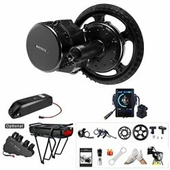 Outlet 👍 Mid Drive Motor Kit : 48V 750W 500W 52V 1000W Mid Mount Electric Bike Conversion Kit With Battery (Optional) & Display For BB68-73mm, Powerful BBS02B BBSHD For Mountain Road Bike Dpc18 Display 😉