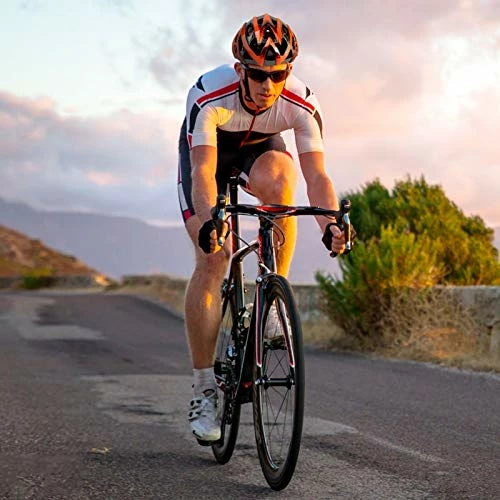 Best reviews of 🔔 Adult Bike Helmet Cycling Helmet Ultralight Integrally-Molded Bicycle Helmet MTB Bike Update Model Helmet For Men And 👩 Women, Road Mountain Riding Equipment, 25 Vents Removable Visor, MV29 Gloss Red 😉