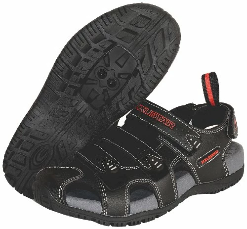 Best Sale π Exustar E-SS503 Bike π©΄ Sandal, Black, 47/48 Euro Or 12.5-13.5 US π