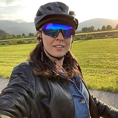Top 10 π KAPVOE Cycling Glasses Polarized Sports π Sunglasses MTB Mountain Bike Eyewear Men π© Women Road Bicycle BMX Running Fishing Golf Navy β - Image 5