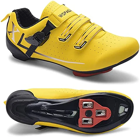 Deals π Unisex Cycling π Shoes Compatible With Pelaton Bike Road Biking π Shoes Men's Peleton Bicycle Indoor Riding Spin π Shoes With Look Delta Cleats For Men And π© Women SPD Clip On Spining Red π - Image 6