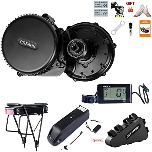 Hot Sale π BBS02 48V 750W Mid Drive Kit With Battery (Optional), 8Fun Bicycle Motor Kit With LCD Display & Chainring, Electric Brushless Bike Motor Motor Para Bicicleta For 68-73mm BB 500c-h Display π - Image 6