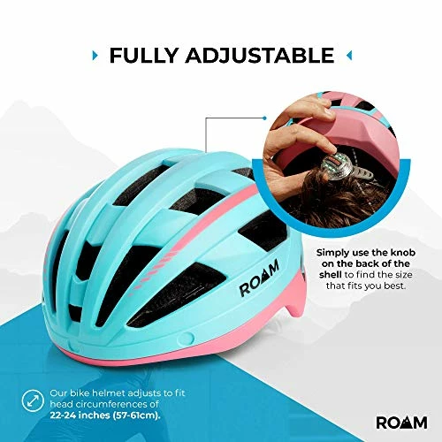 Promo ⭐ Road Bike Helmet - Durable Helmets For Adults With Sun Visor, LED Light And Detachable Magnetic Goggles - Adjustable Size - Mountain Bicycle Helmet For Adult Men & 👩 Women Black 🛒 - Image 5