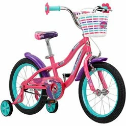 Wholesale 🥰 Jasmine 👧 Girls Bike With Training Wheels, 16-Inch Wheels, Multiple Colors Pink 🧨