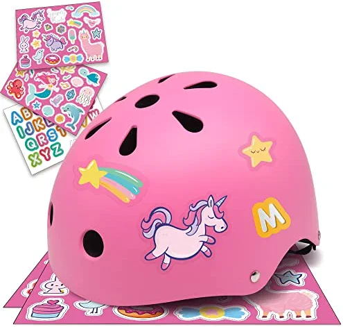 Best Pirce βοΈ Bike Helmet With DIY Stickers For Toddler Boys π§ Girls I CPSC & CE Certified For Skateboard Roller-Skating Bicycle Scooter I Baby Infant Youth Child Ages 2-4 3-5 5-8 Year Old Ocean Wor β¨ - Image 2
