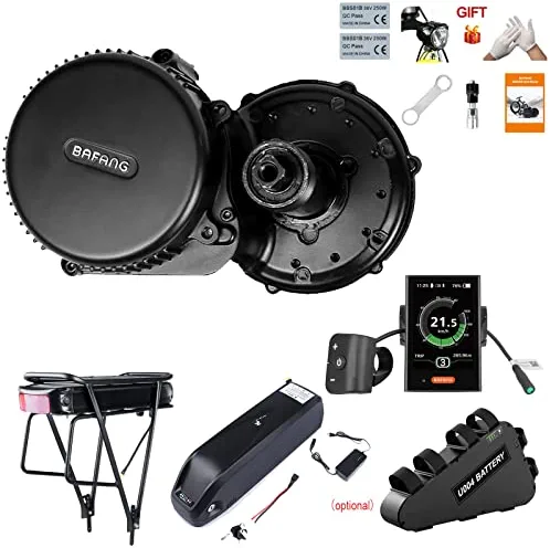 Hot Sale π BBS02 48V 750W Mid Drive Kit With Battery (Optional), 8Fun Bicycle Motor Kit With LCD Display & Chainring, Electric Brushless Bike Motor Motor Para Bicicleta For 68-73mm BB 500c-h Display π - Image 9