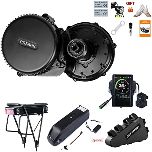 Hot Sale π BBS02 48V 750W Mid Drive Kit With Battery (Optional), 8Fun Bicycle Motor Kit With LCD Display & Chainring, Electric Brushless Bike Motor Motor Para Bicicleta For 68-73mm BB 500c-h Display π - Image 10