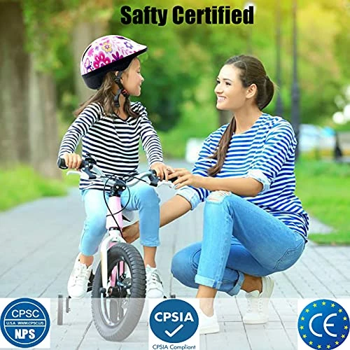 Cheap π Toddler Helmets Kids Girl Boy Bike Helmet Age 2+ Muti-Sport Adjustable From Toddler Kids To Youth CPSC Certificated White Angel π - Image 2
