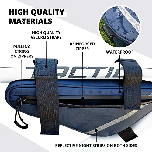 Brand new π Bike Bag Bike Frame Bag Bicycle Bag Waterproof Cycling Bag For Bike Frame Pouch Cycling Phone Wallet Mountain Bike Frame Bag Road Bikes Accessories Bike Pouch Easy Installation Bike Bags For Bicycl π - Image 4