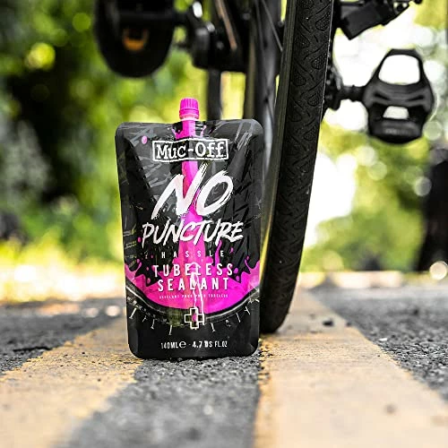 Brand new π Muc Off No Puncture Hassle Tubeless Sealant - Advanced Bicycle Tyre Sealant With UV Tracer Dye That Seals Tears And Holes Up To 6mm π - Image 5