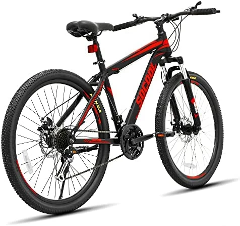 Hot Sale π 26 Inch Mountain Bikes For Men Mens π© Womens Black Frame+white Word π - Image 4