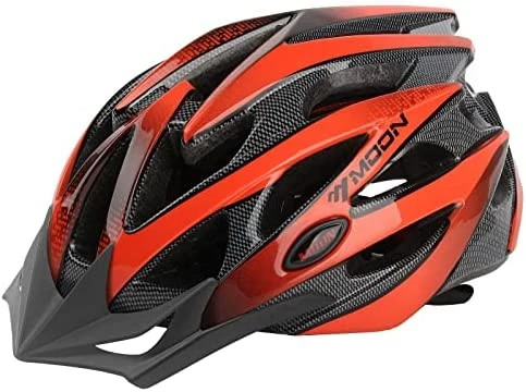 Best reviews of 🔔 Adult Bike Helmet Cycling Helmet Ultralight Integrally-Molded Bicycle Helmet MTB Bike Update Model Helmet For Men And 👩 Women, Road Mountain Riding Equipment, 25 Vents Removable Visor, MV29 Gloss Red 😉 - Image 6