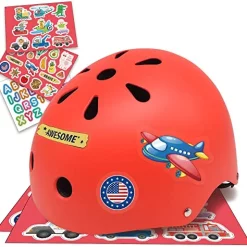 Best Pirce ✔️ Bike Helmet With DIY Stickers For Toddler Boys 👧 Girls I CPSC & CE Certified For Skateboard Roller-Skating Bicycle Scooter I Baby Infant Youth Child Ages 2-4 3-5 5-8 Year Old Ocean Wor ✨