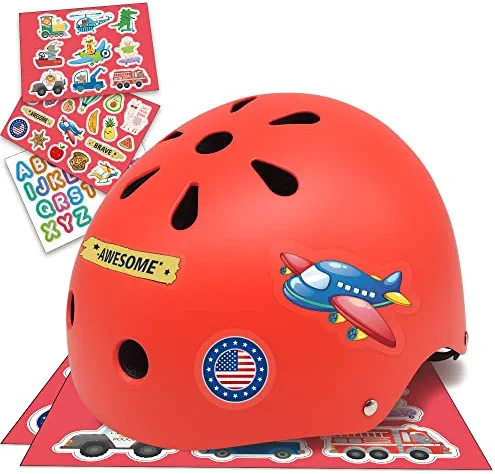Best Pirce βοΈ Bike Helmet With DIY Stickers For Toddler Boys π§ Girls I CPSC & CE Certified For Skateboard Roller-Skating Bicycle Scooter I Baby Infant Youth Child Ages 2-4 3-5 5-8 Year Old Ocean Wor β¨