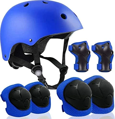 Discount π Adjustable Helmet For Ages 3-16 Kids Toddler Boys π§ Girls Youth,Protective Gear With Elbow Knee Wrist Pads For Multi-Sports Skateboarding Bike Riding Scooter Inline Skatings Longboard Roller Skate Purple Set π - Image 6